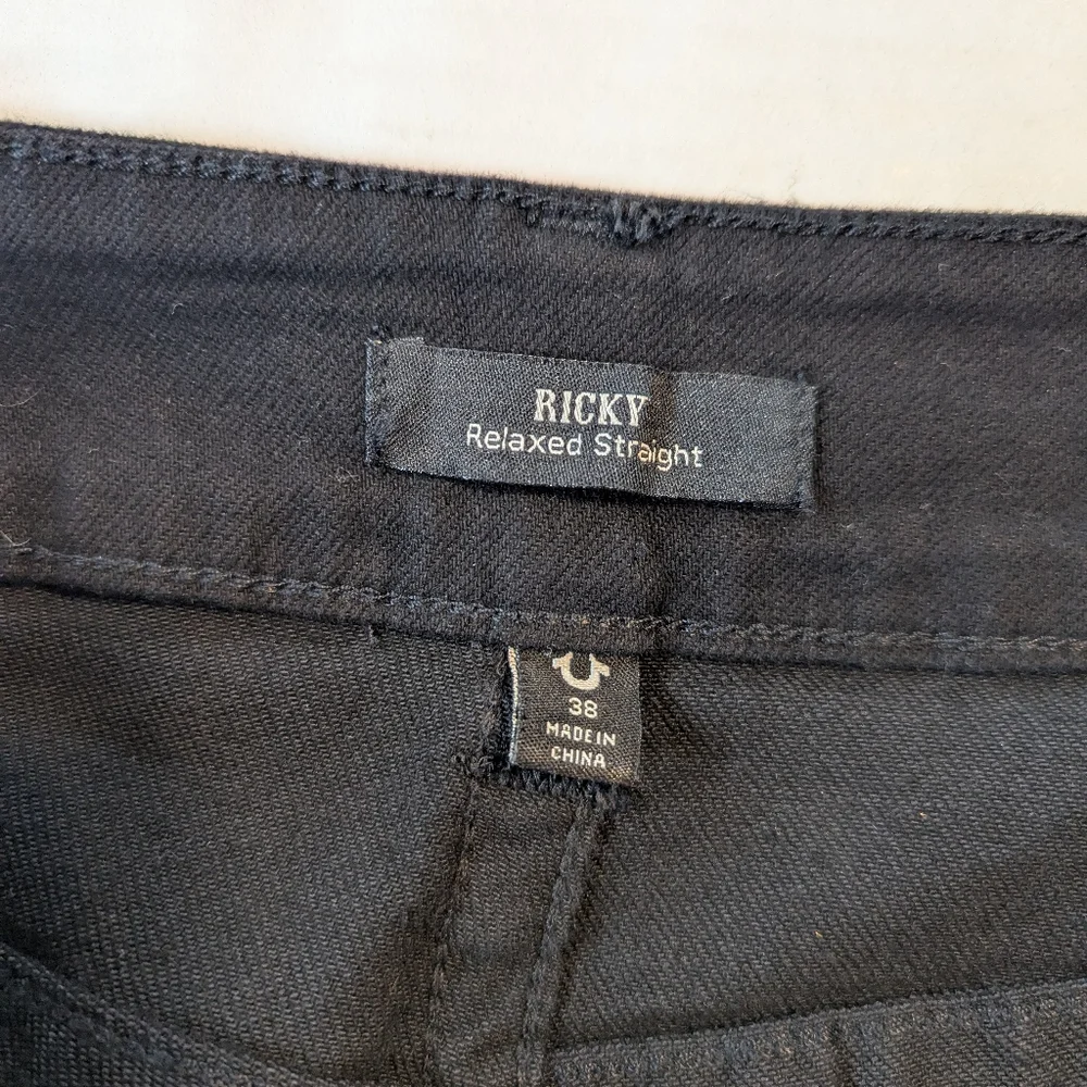 Mens True Religion Ricky Multicolor Black Shorts Size 38 BNWT